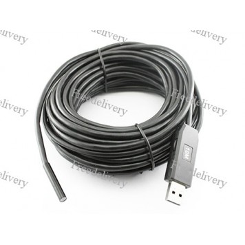 10м USB камера, 640x480, бороскоп, эндоскоп, 5.5мм