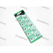 10x Батарейка таблетка AG2 LR726 LR59, алкалайн, 1 упаковка