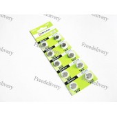 10x Батарейка таблетка AG7 LR927 LR57, алкалайн, 1 упаковка