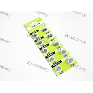 10x Батарейка таблетка AG7 LR927 LR57, алкалайн, 1 упаковка