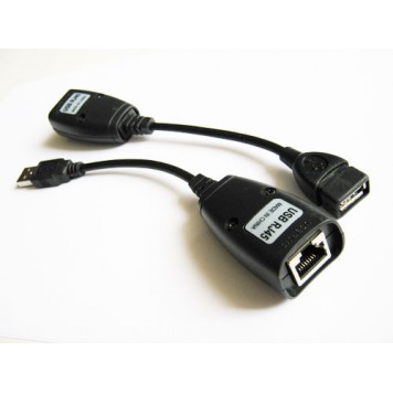 USB 1.1 удлинитель по RJ45 витой паре до 50м, UTP