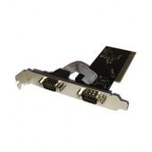 Контролер PCI перехідник на 2 RS232 DB9 COM-порту Контролер PCI перехідник на 2 RS232 DB9 COM-порту
