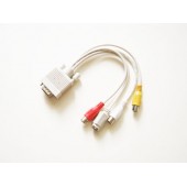 Кабель перехідник VGA на S-Video 3 RCA