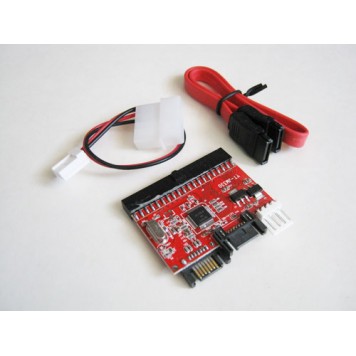 Комплект поставки SATA на IDE і IDE на SATA перехідника-2