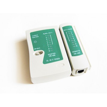 Тестер сети rj45 rj11 кабеля зеленый