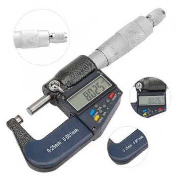 Цифровой микрометр 0-25мм, точность 0.001мм