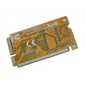 Обратная сторона mini PCI/PCI-E LPC POST анализатора неисправностей ноутбука-1