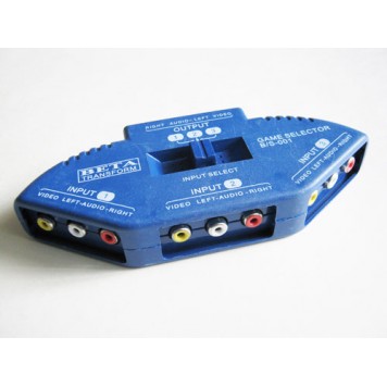 Гнізда для 3-х вхідних каналів RCA-1