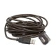 USB 2.0 удлинитель активный репитер, кабель AM - AF, 10м