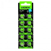 Батарейка таблетка Videx AG1 LR621 LR60, алкалайн, 10 шт Батарейка таблетка Videx AG1 LR621 LR60, алкалайн, 10 шт