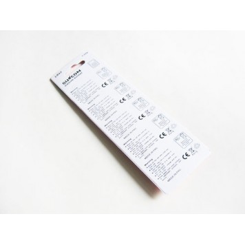 На звороті упаковки 10x Батарейка таблетка AG12-1