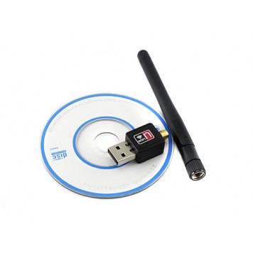 USB WIFI мережевий адаптер 150M 802.11n з антеною , комплектація-1