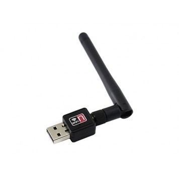 USB Wi-Fi мережевий адаптер 150Мб , 802.11n , RTL8188FTV , з антеною