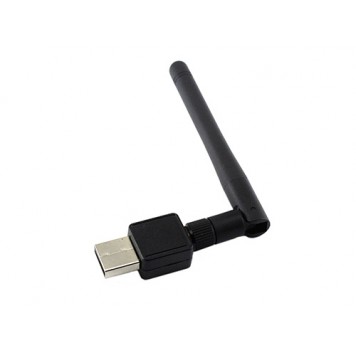 USB WIFI мережевий адаптер з приєднаною антеною , тильна сторона-2