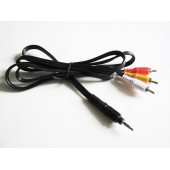 AV кабель 3.5 мм - 3 RCA Sony Canon JVC h30 AV кабель 3.5 мм - 3 RCA Sony Canon JVC h30