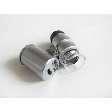 Микроскоп 60х, лупа с подсветкой