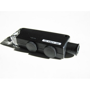 Микроскоп 60-100X карманный, лупа с подсветкой