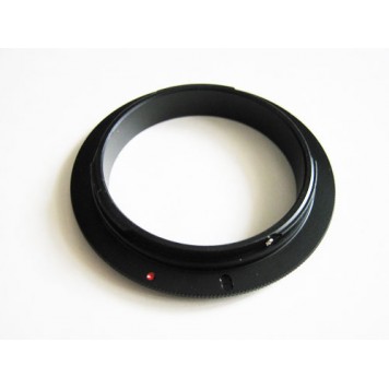 Реверсивный макро адаптер Canon EOS 52мм, кольцо