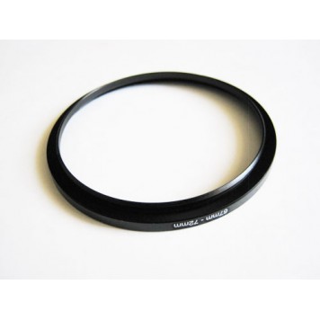 Вид на підвищувальне степ кільце 67-72мм з боку об'єктива-1