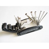 Складной набор инструментов велосипедиста 15в1