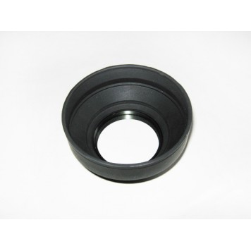 Вид на бленду гумову діаметром 67 мм з боку об'єктива-5