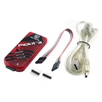 Комплект поставки USB програматора PICkit 3 для PIC-контролерів-3