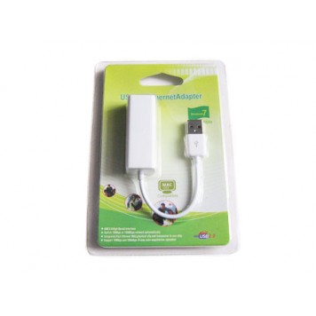 USB мережева карта RJ45 біла 10/100 Мбіт в упаковці-2