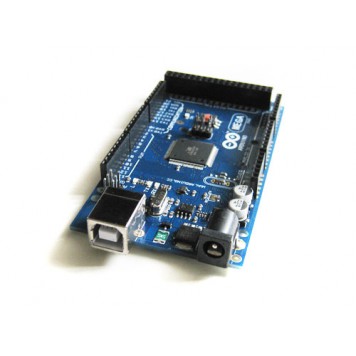 Разьемы подключения USB кабеля и внешнего питания Arduino Mega 2560 ATmega2560-16AU-4