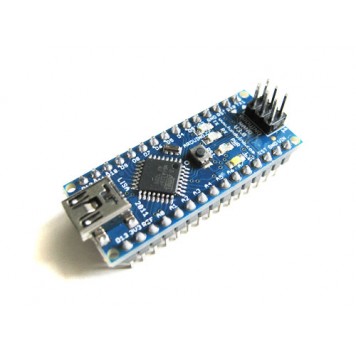 Плата для Arduino Nano V3.0 AVR ATmega328 P-20AU с установленными контактами сторона 1-1