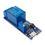 1-канальний модуль реле 5-30В MicroUSB з затримкою часу, Arduino 1-канальний модуль реле 5-30В MicroUSB з затримкою часу, Arduino
