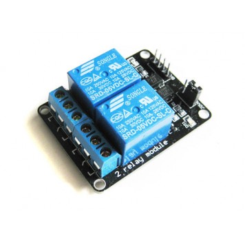 Разъемы 2-канального модуля реле 5V для Arduino-1