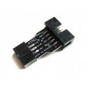 10 на 6 pin перехідник, ATMEL AVRISP USBASP STK500 10 на 6 pin перехідник, ATMEL AVRISP USBASP STK500