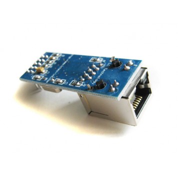 Роз'єм RJ45 мережевого модуля Ethernet Shield Arduino ENC28J60-1
