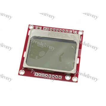 84x48 графический ЖК дисплей Nokia 5110, Arduino