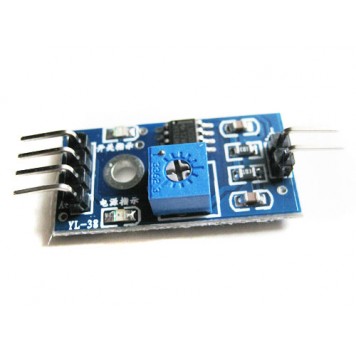 На платі розташований змінний резистор для налаштування порогу спрацьовування датчика-1