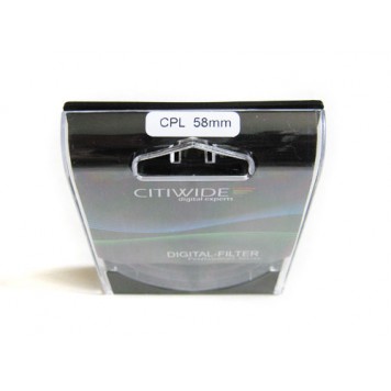 Поляризационный CPL фильтр 58мм CITIWIDE