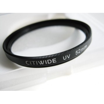 Ультрафиолетовый UV фильтр 52мм CITIWIDE в пластиковой коробке-2
