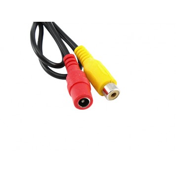 Роз'єми камери для підключення живлення і RCA кабелю-1