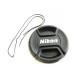 Кришка Nikon діаметр 55мм, зі шнурком, на об'єктив