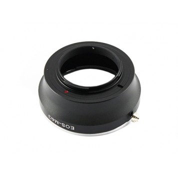 Адаптер перехідник Canon EOS - Micro 4/3 (M4 / 3) з боку камери-1