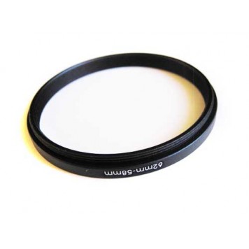 Вид на понижающее степ кольцо 62-58мм со стороны объектива-1