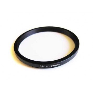 Понижающее степ кольцо 62-58мм для Canon, Nikon