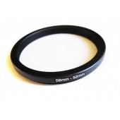 Понижающее степ кольцо 58-52мм для Canon, Nikon