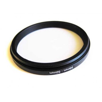 Вид на понижающее степ кольцо 58-52мм со стороны объектива-1