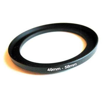 Повышающее степ кольцо 49-58мм для Canon, Nikon