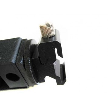 Холодный башмак с винтовым зажимом и фиксирующей гайкой-3