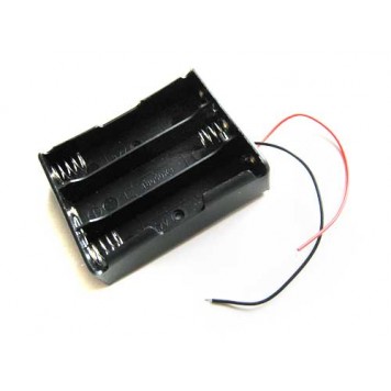 Отсек для 3 батарей 18650, 11.1В бокс кейс с проводами, Arduino