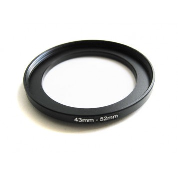 Повышающее степ кольцо 43-52мм для Canon, Nikon