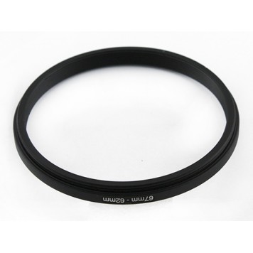 Вид на понижающее степ кольцо 67-62мм со стороны объектива-1