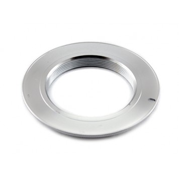 Вид на адаптер перехідник M42 - Canon EOS, AF чіп Ulata з боку об'єктива-1